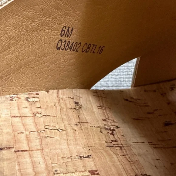 Kork Ease Joly Sandals Beige Bone Cross Strap Comfort Slide Size 6 - Picture 11 of 13